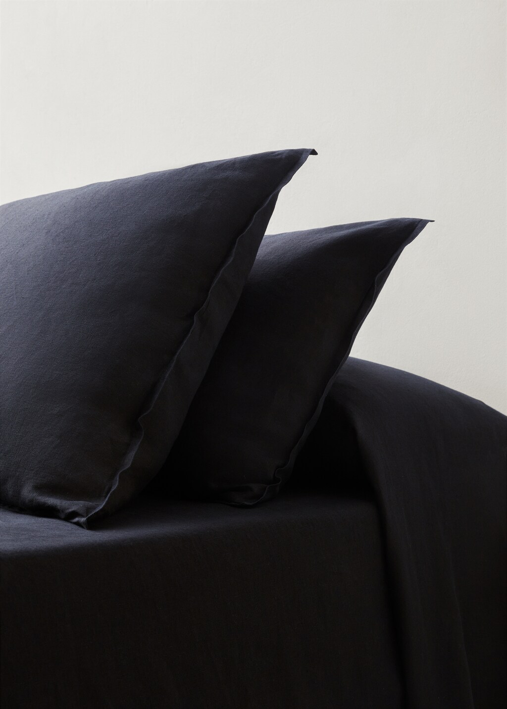 100% linen cushion case 50x75cm - Dark Navy