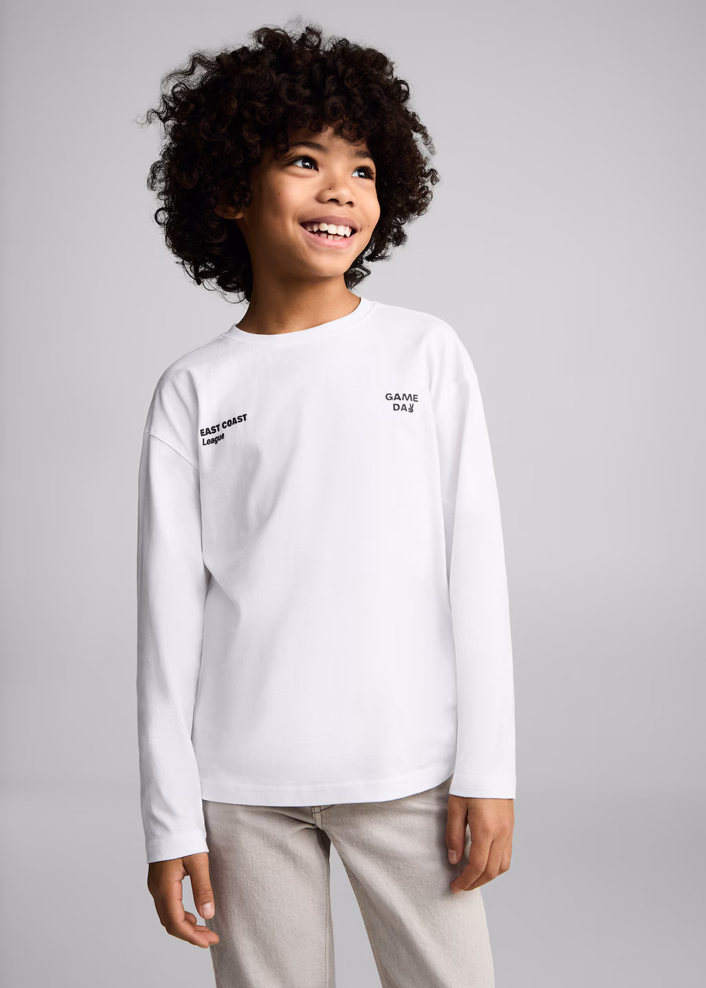 Printed cotton-blend t-shirt - Off White