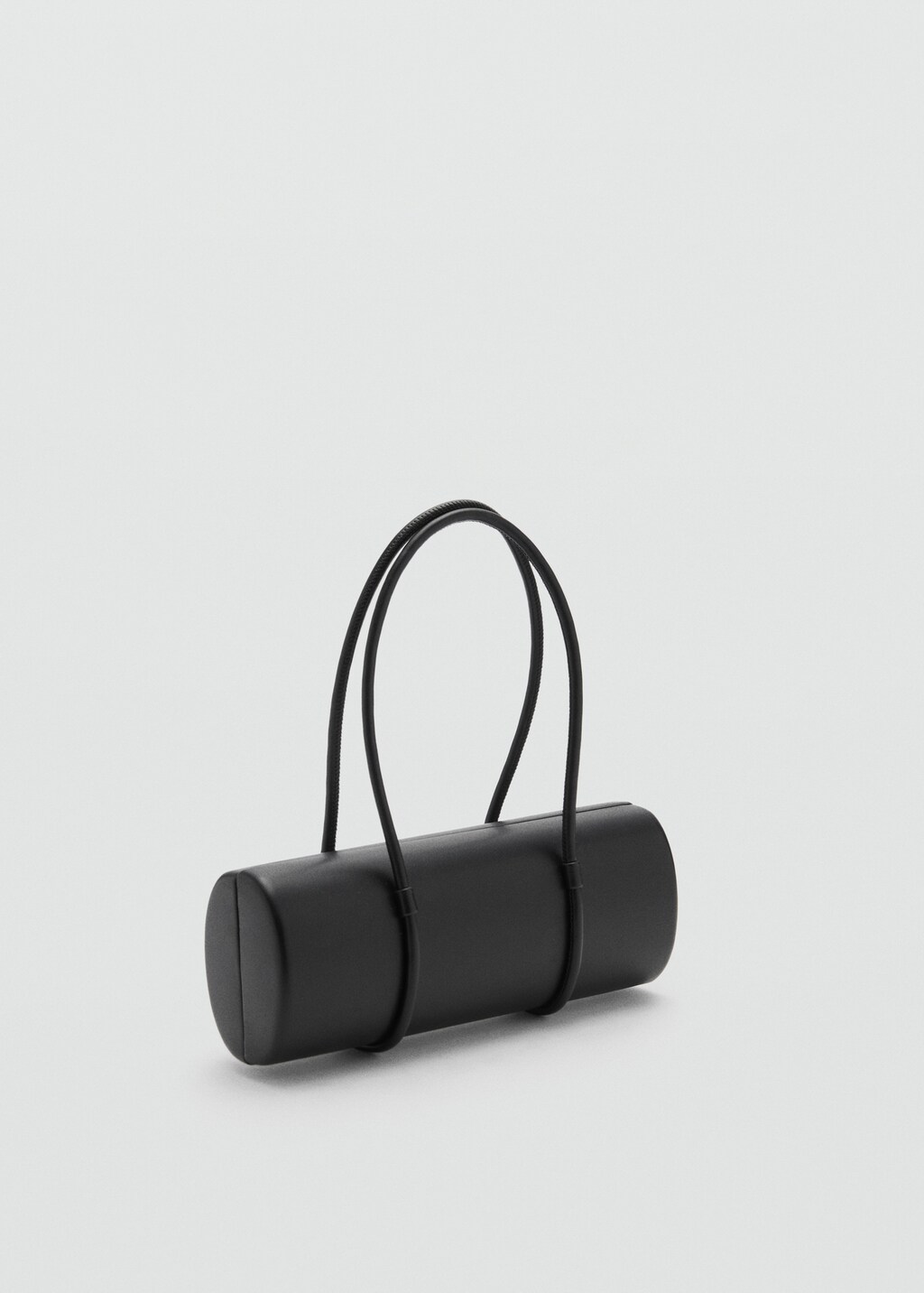 Double-handle clutch bag - Black