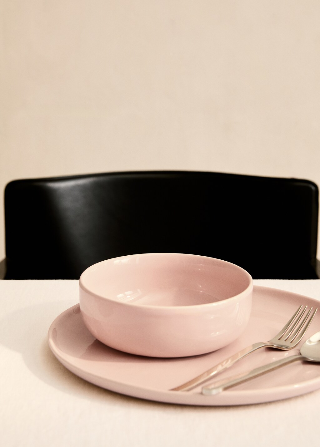 Small smooth stoneware bowl - Mustard