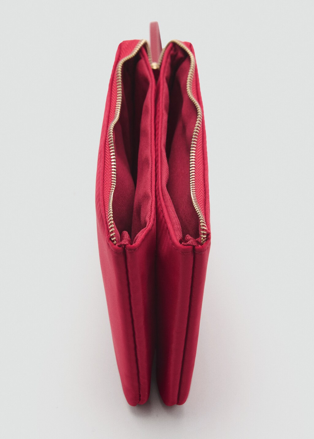 Nylon purse with zip - Khaki