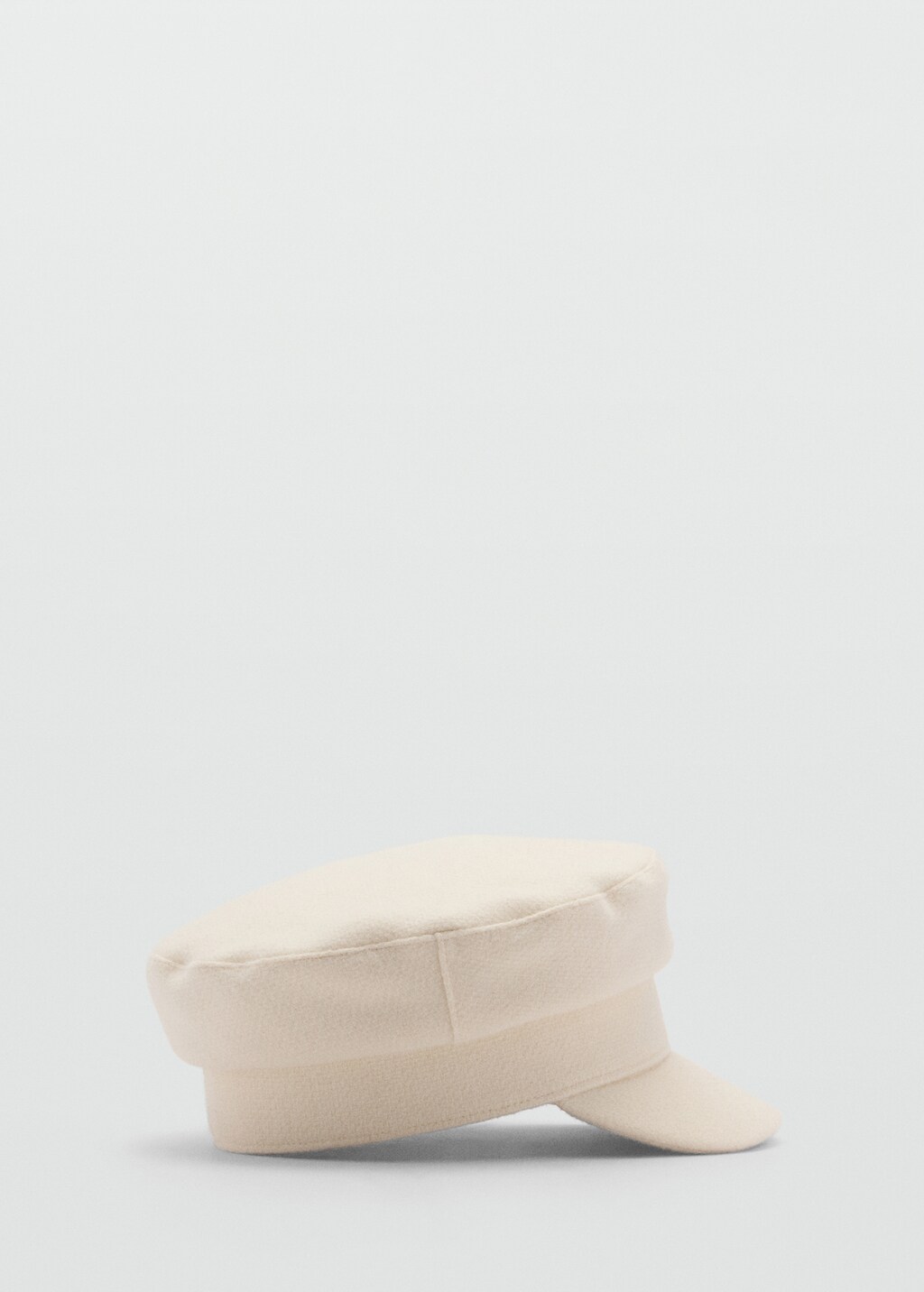 Plain baker cap - Ecru