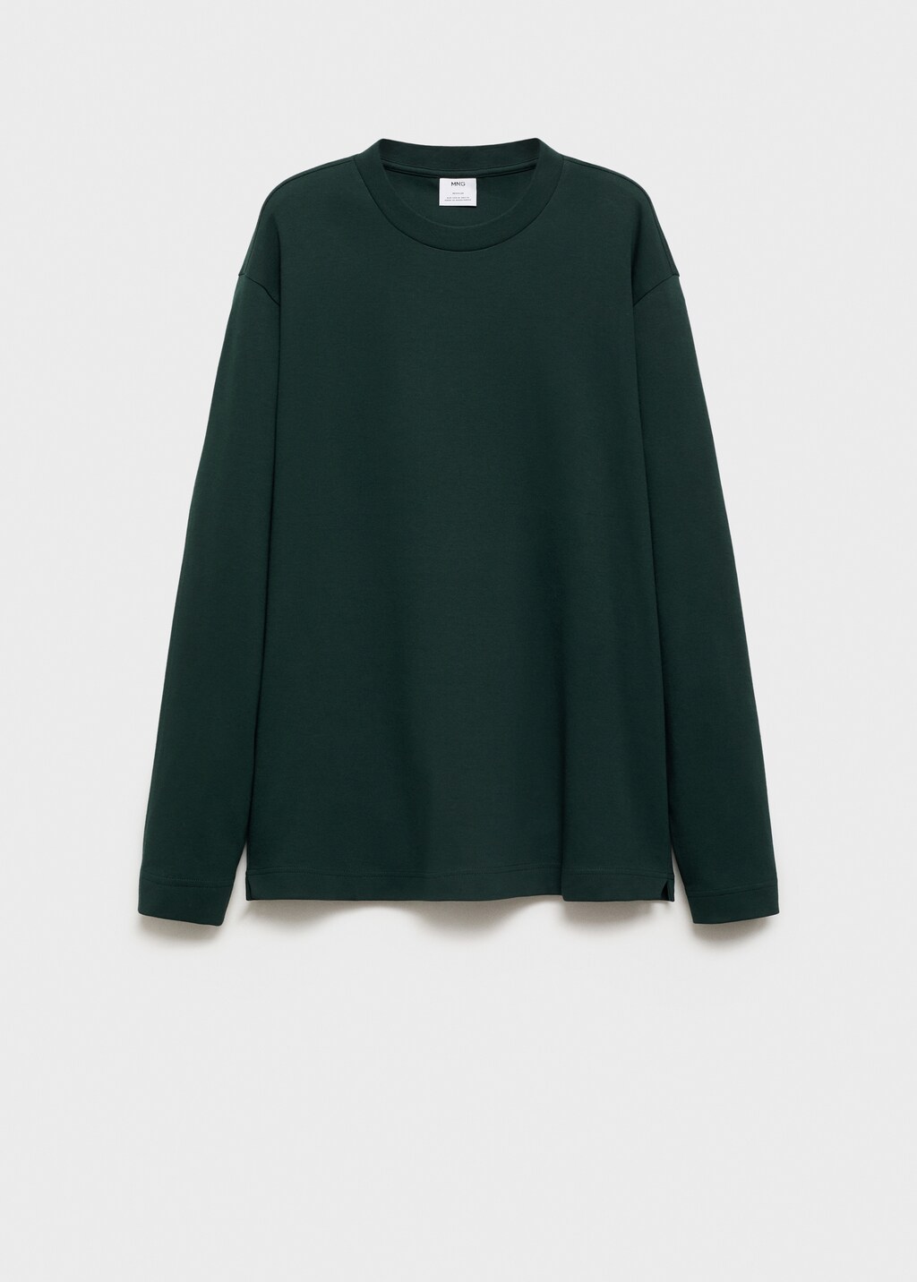 Long sleeve regular fit T-shirt - White