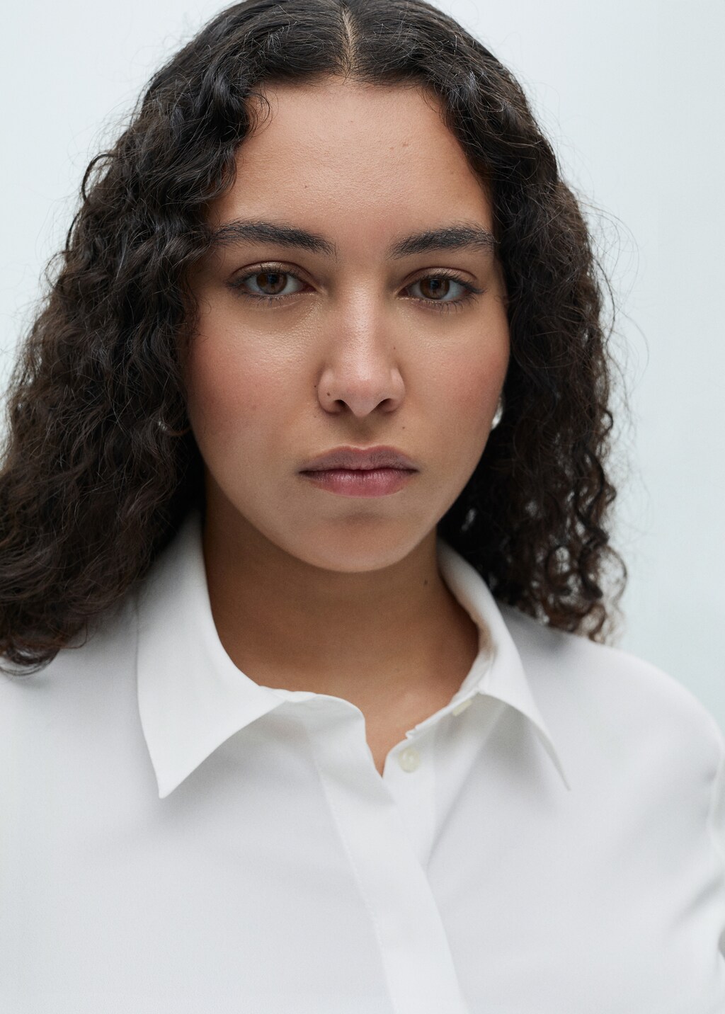 Fluid long-sleeved shirt - Black