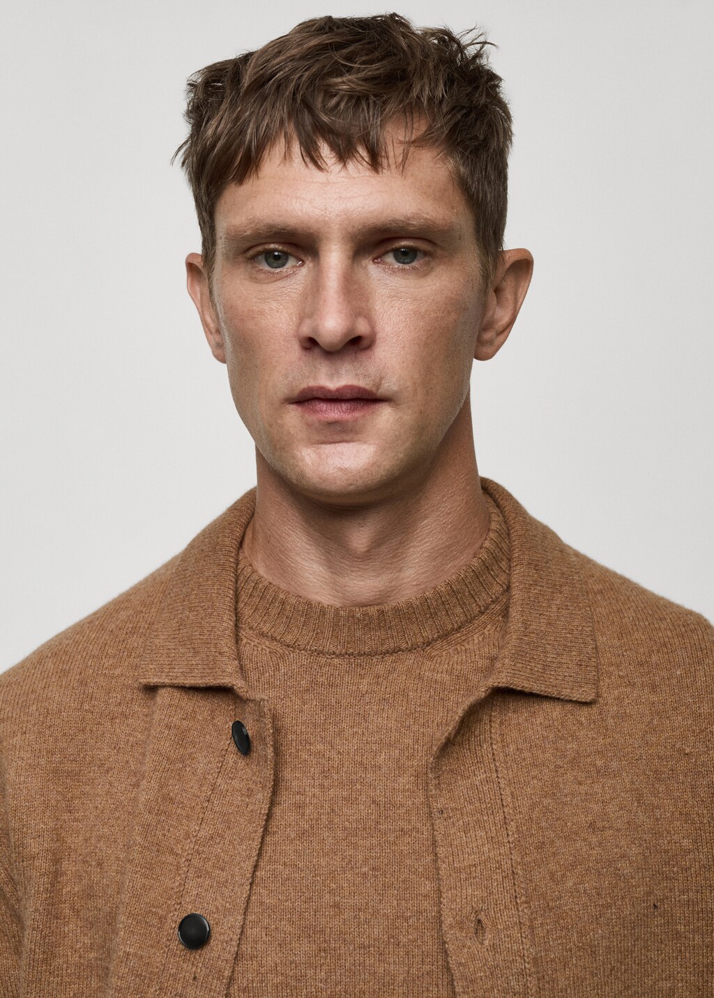 Rib-knit wool cardigan - Off White