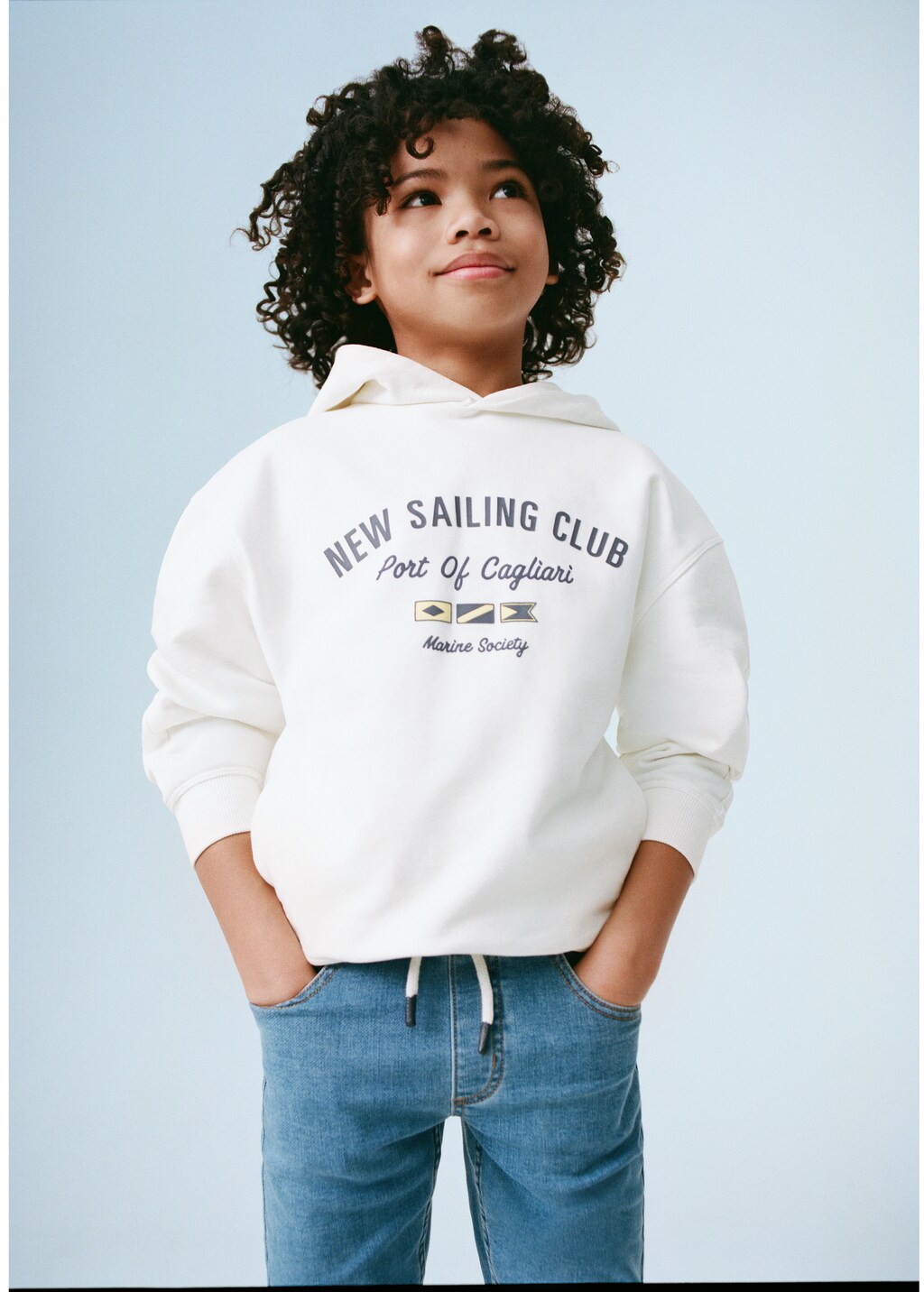 Message zipped hoodie - Off White