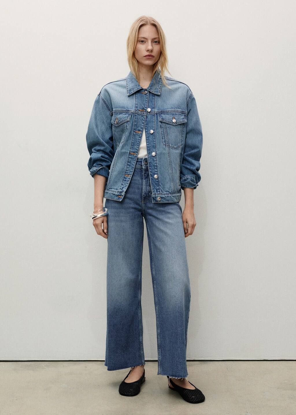 Catherin culotte high-rise jeans - Black denim