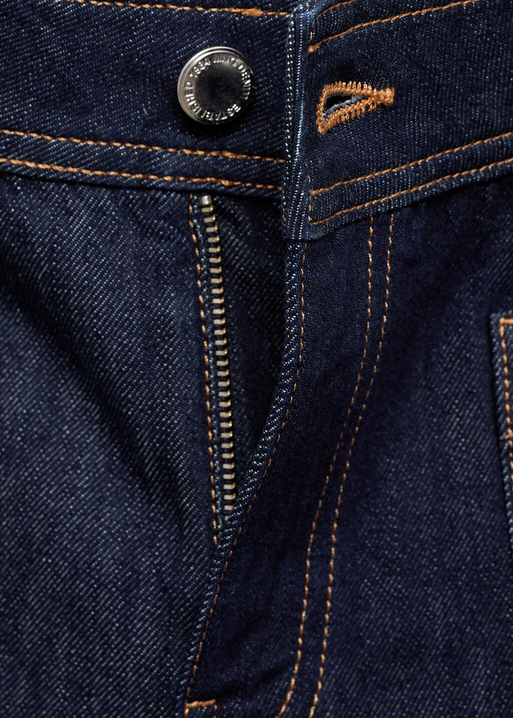 Wideleg jeans with pockets - Khaki