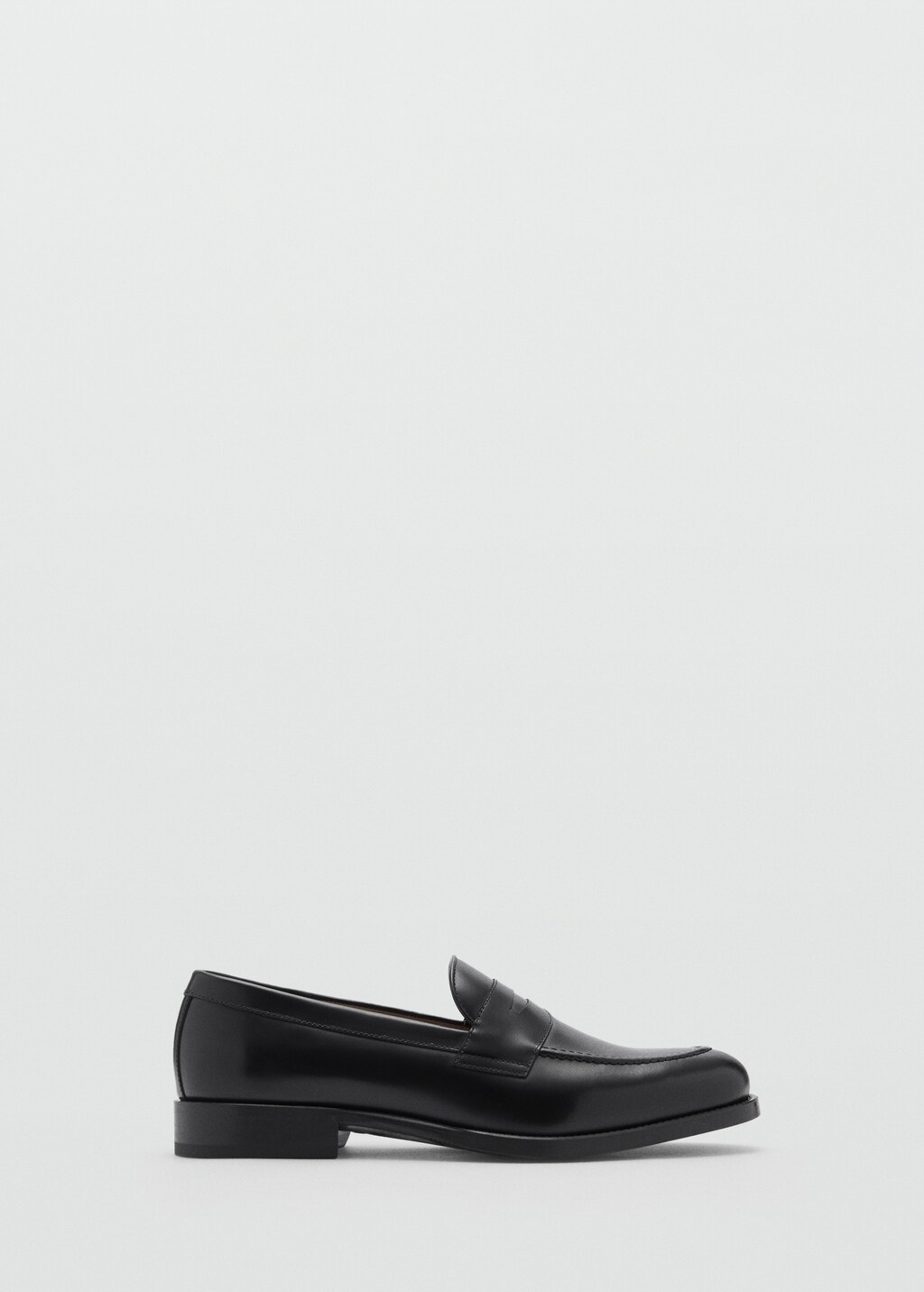 Leather penny loafers - Black