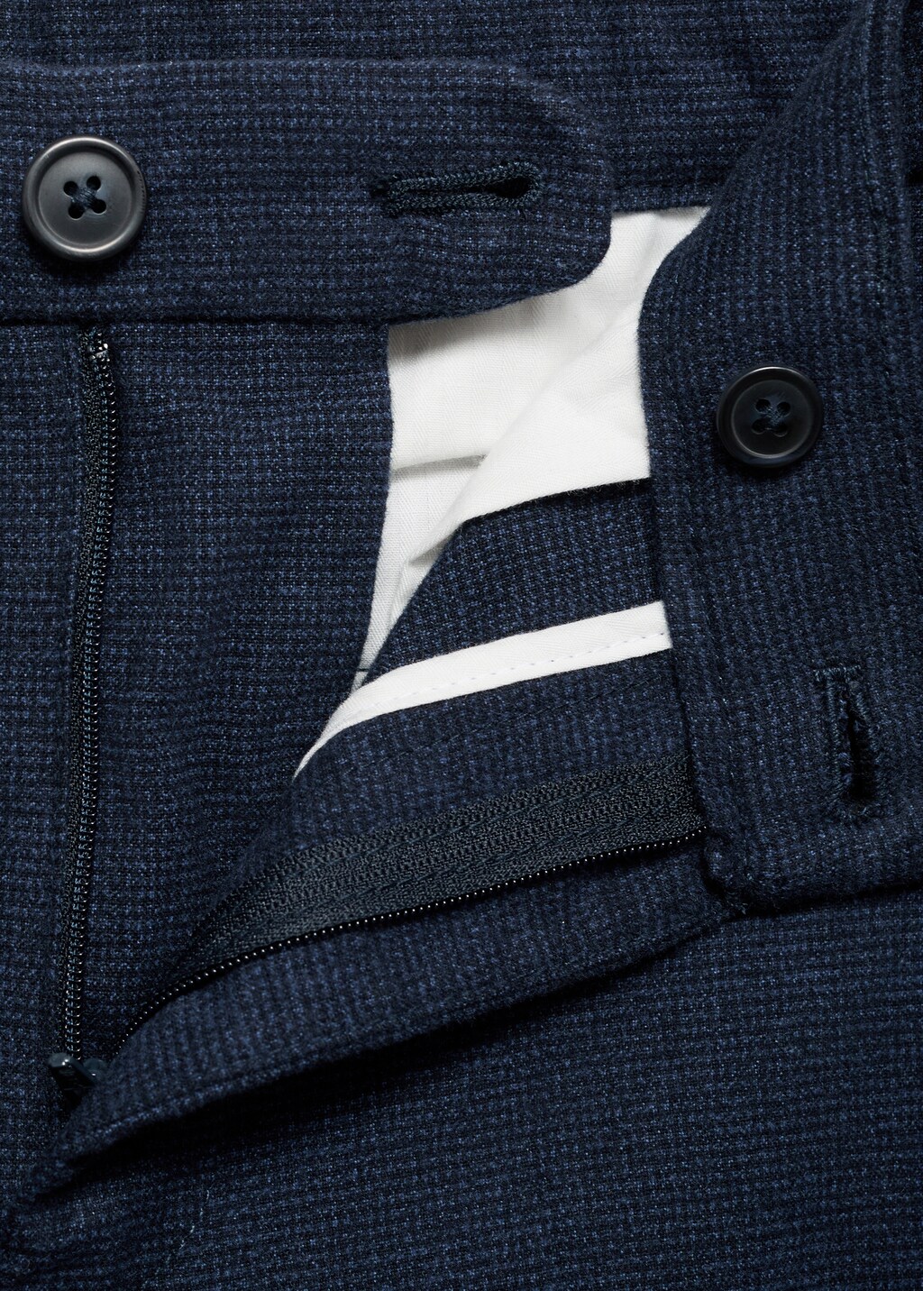 Regular-fit flannel trousers - Light Heather Grey