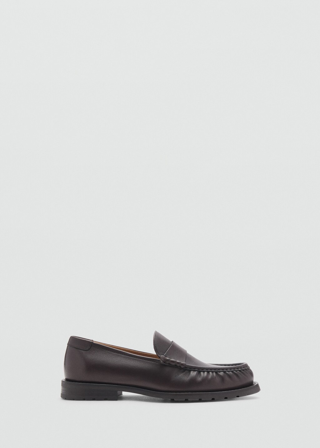 Leather loafers - Brown
