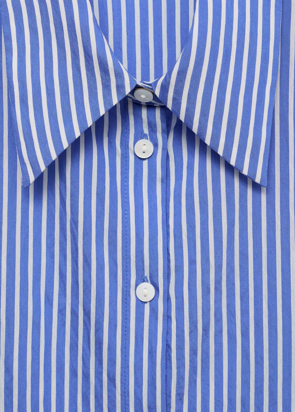 Striped straight shirt - Red