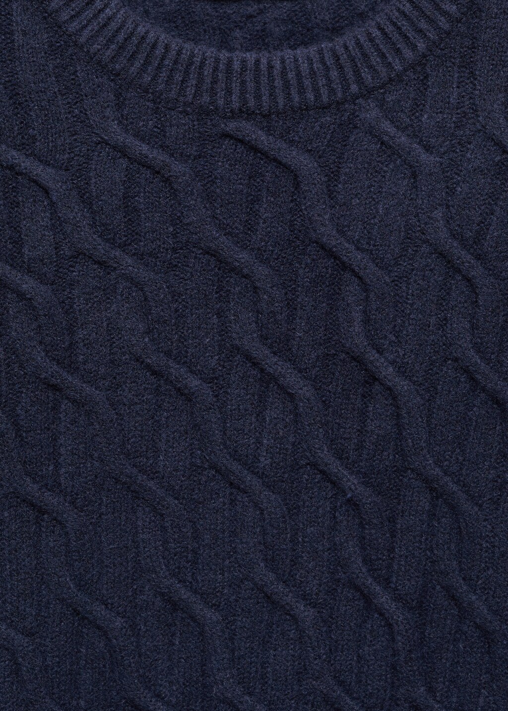 Braided knitted sweater - Off White