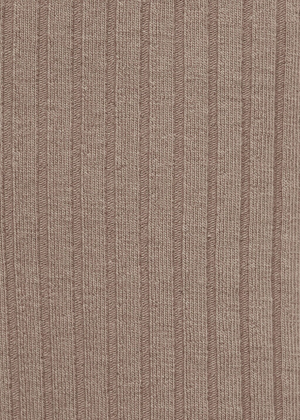 Ribbed leggings - Medium Brown