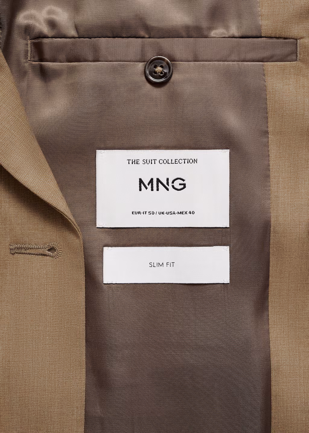 Monaco double-breasted slim-fit suit jacket - Dark Navy