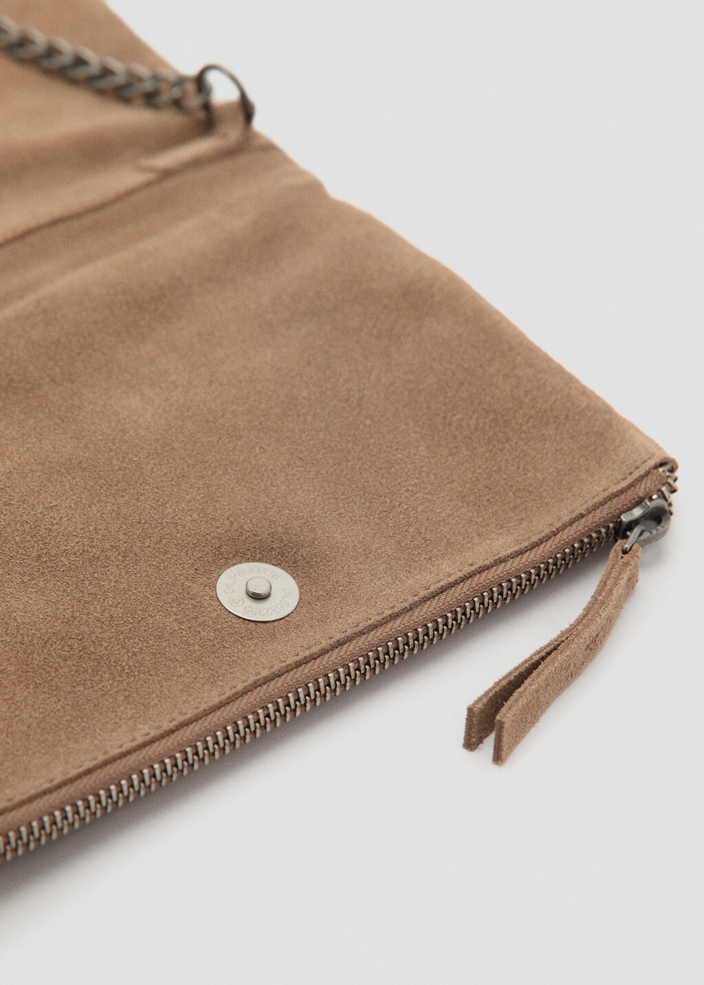 Leather envelope bag - Light/Pastel Brown