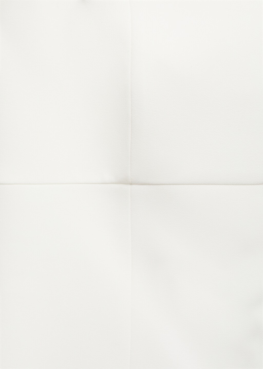 Combined strapless jumpsuit - Ecru