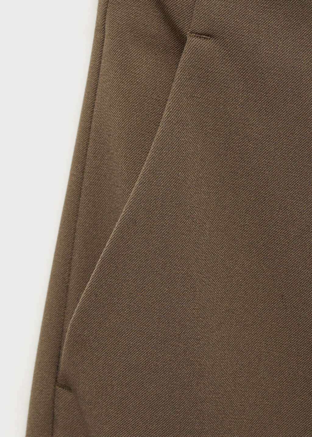 Mid-rise flare trousers - Beige