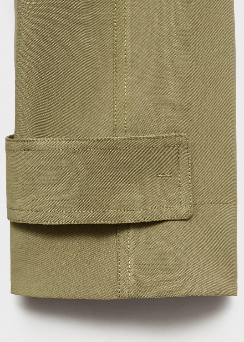 Soft trench coat with belt - Light/Pastel Grey