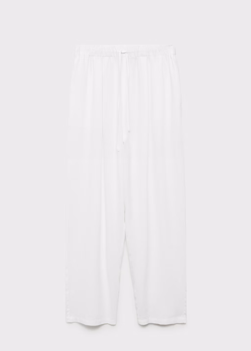 Flowing linen trousers - Fuchsia