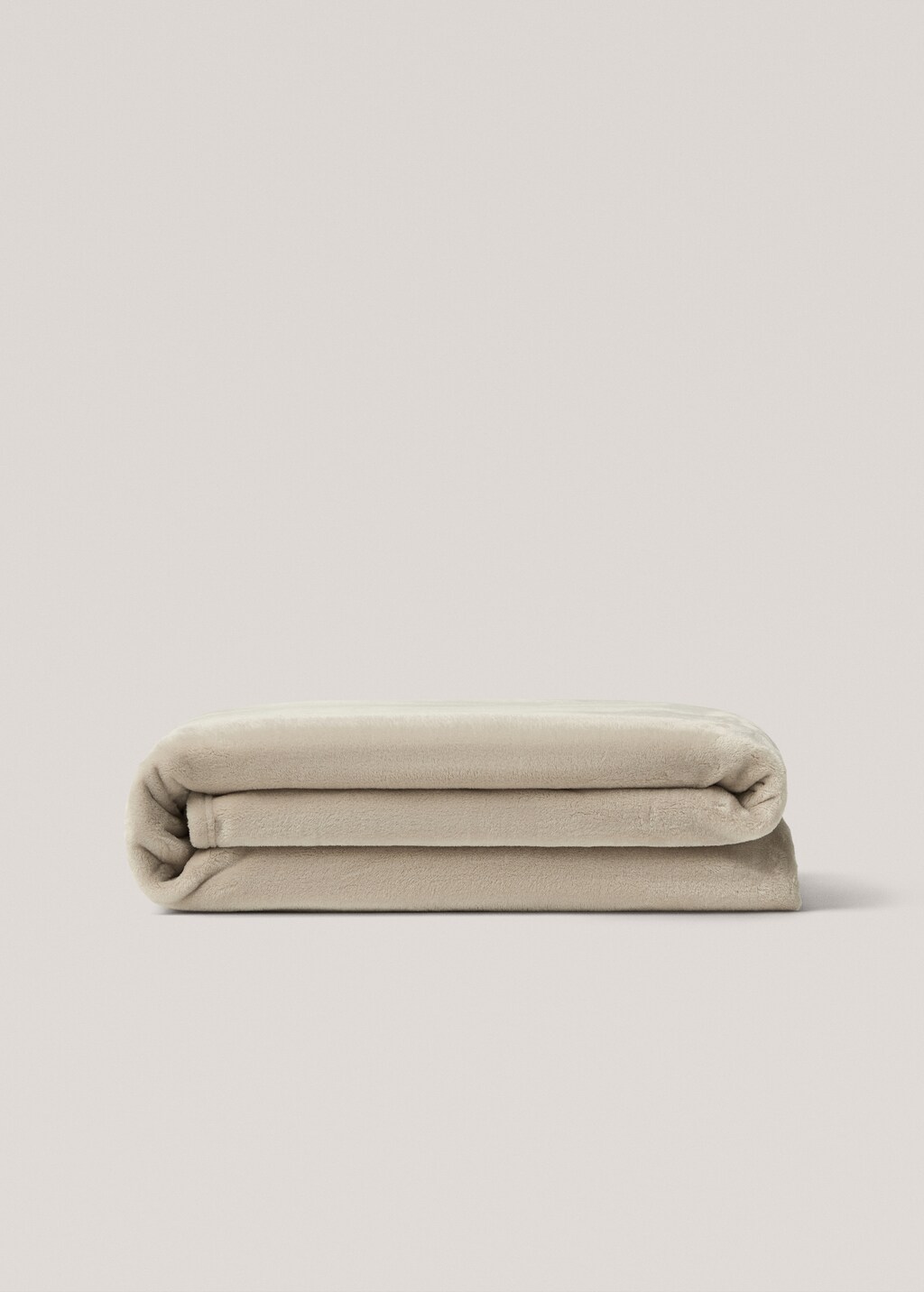 Soft fleece blanket - Light/Pastel Brown