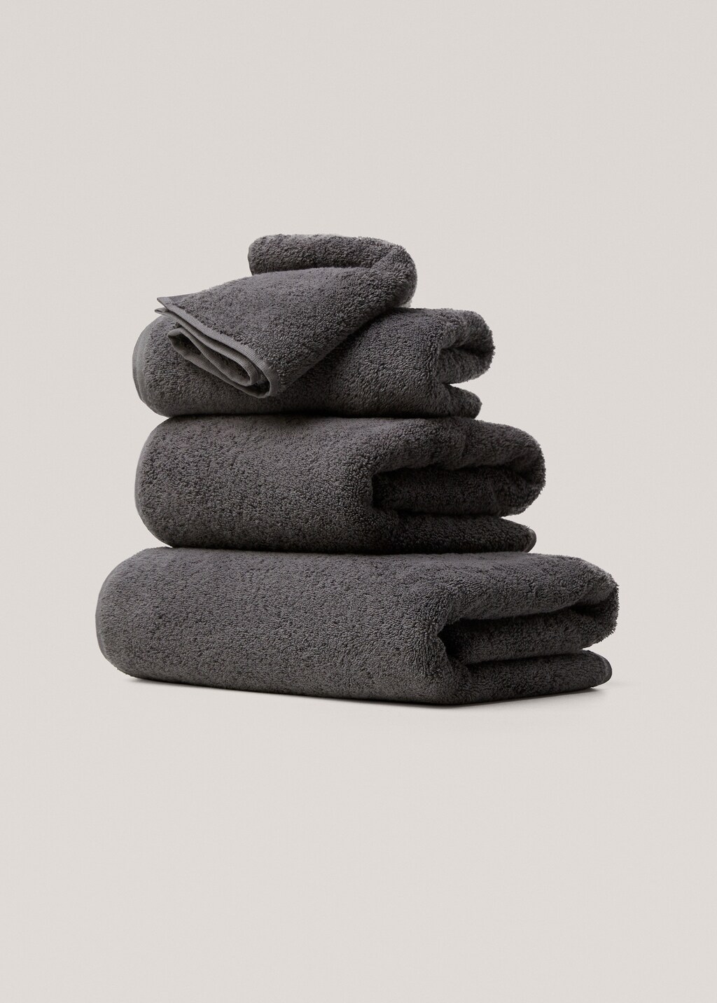 600gr/m2 cotton bath towel 90x150cm - Ecru