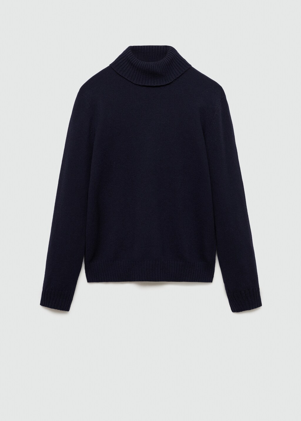 Knitted wool turtleneck sweater - Off White