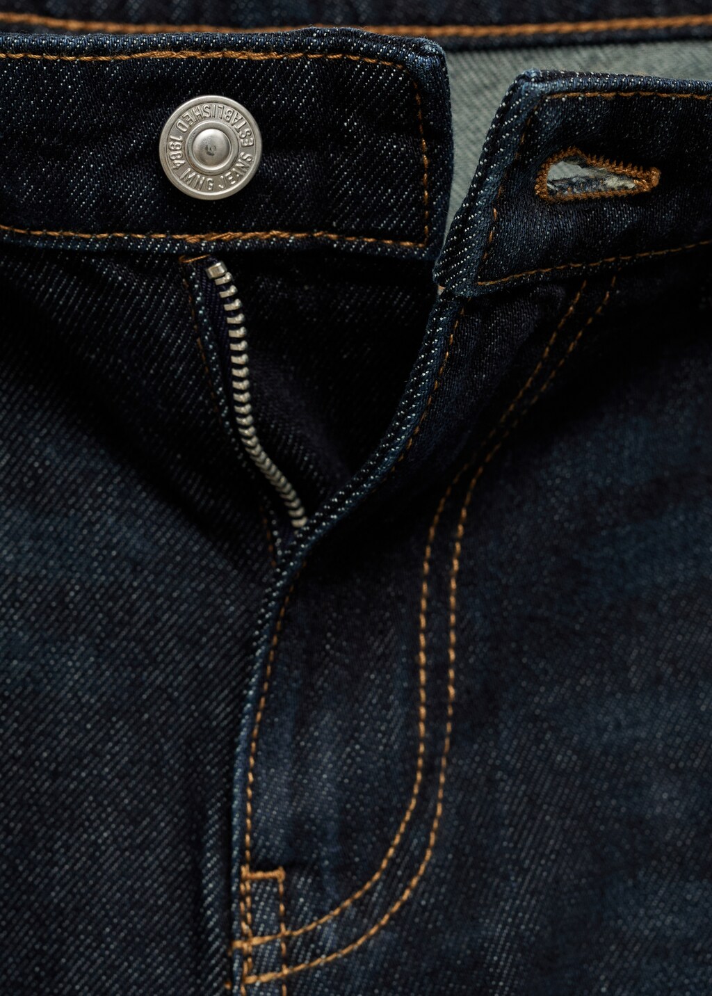 Low waist wideleg jeans - Black denim