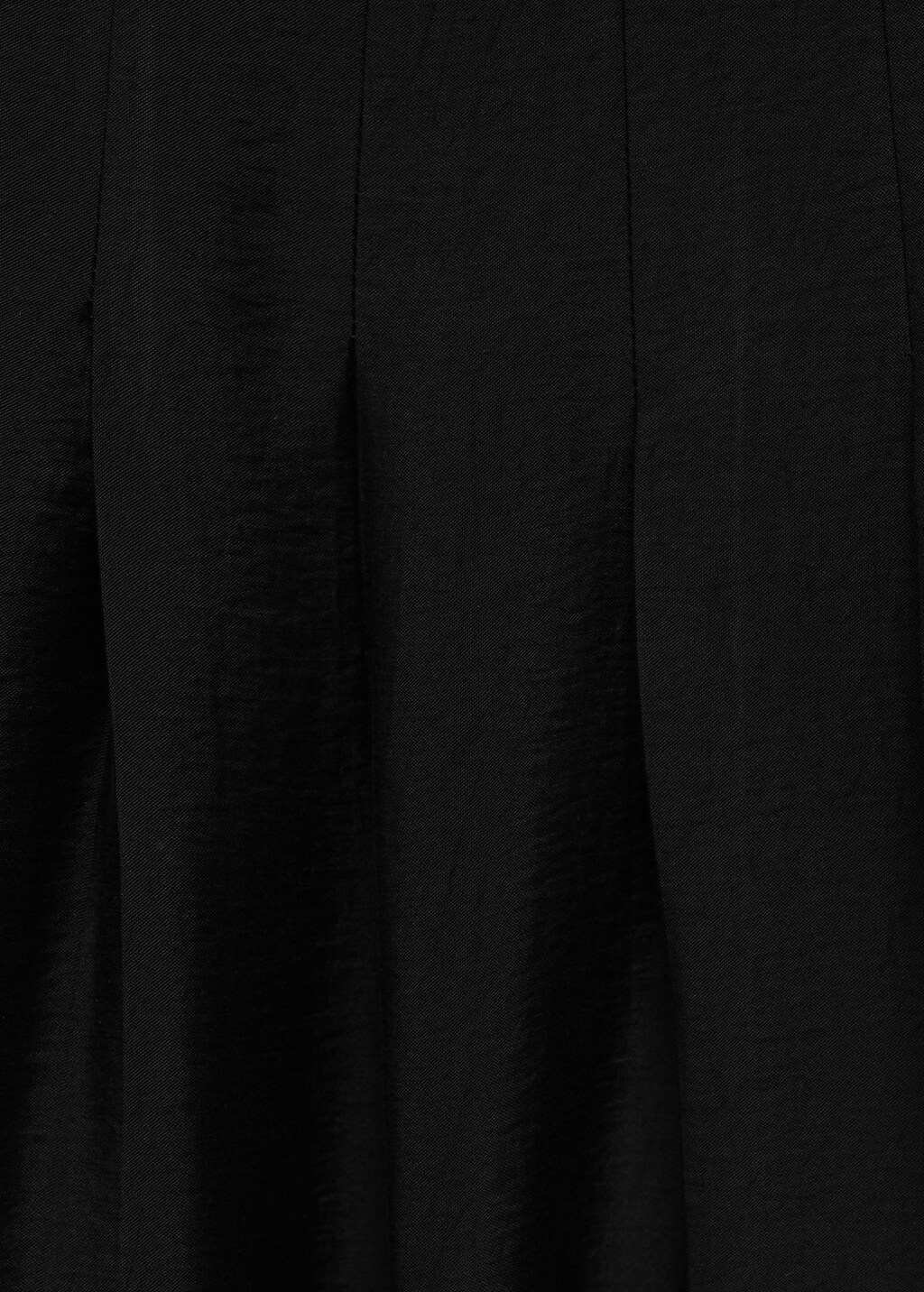 Flared midi-dress with belt - Black