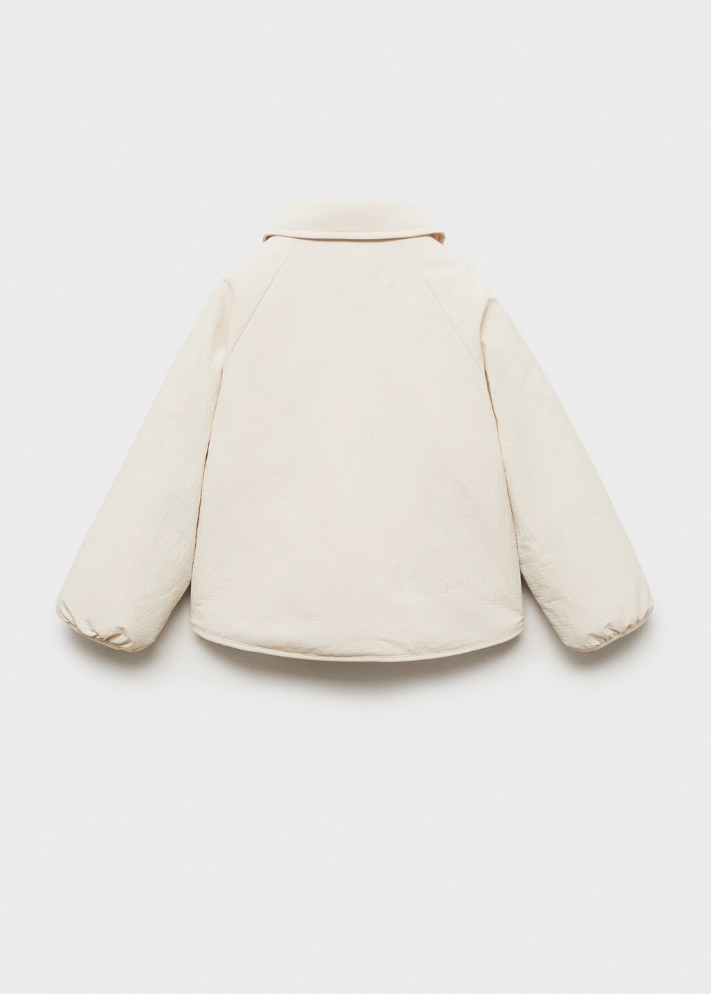 Water-repellent quilted coat - Off White