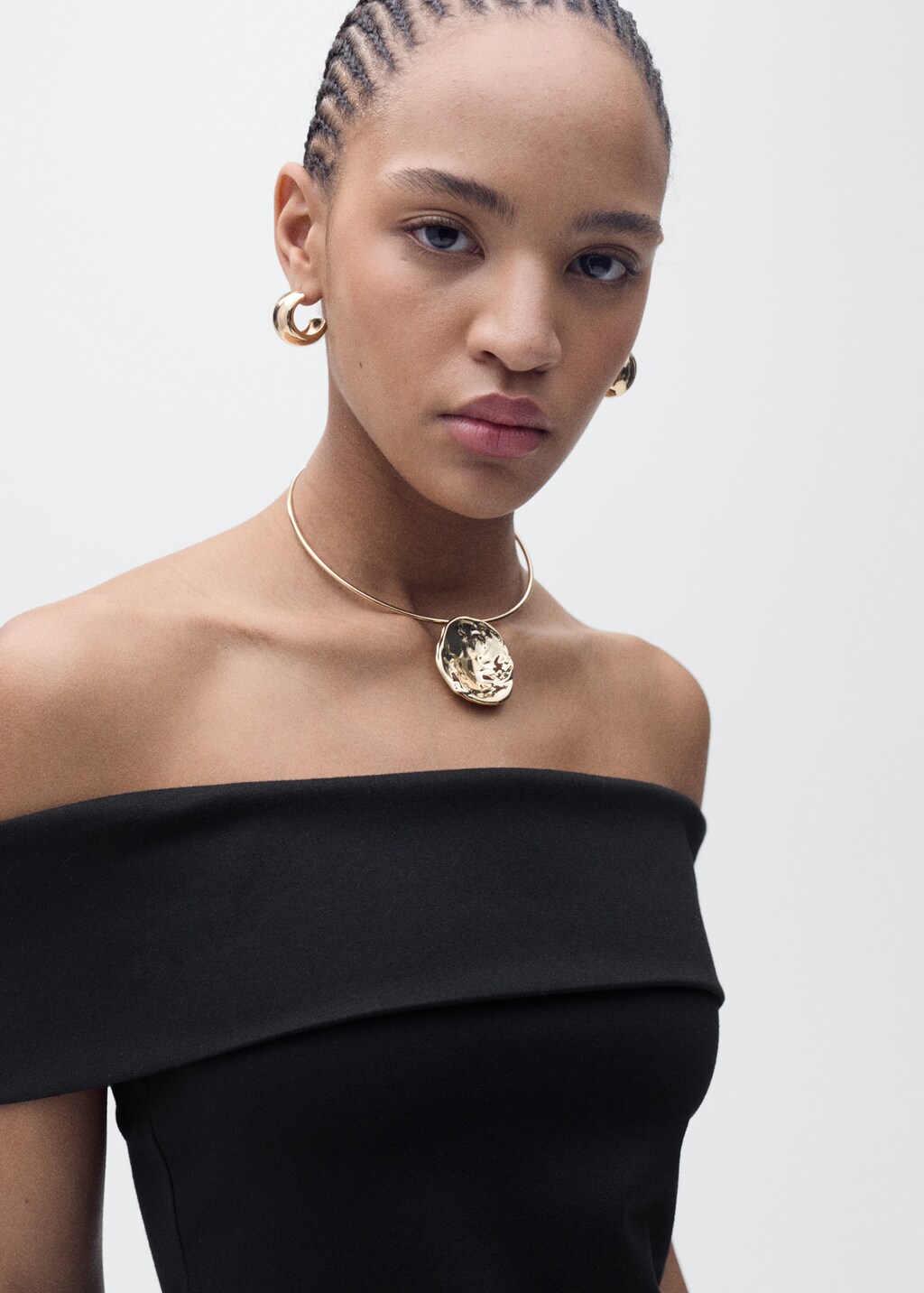 Off-shoulder top - Black