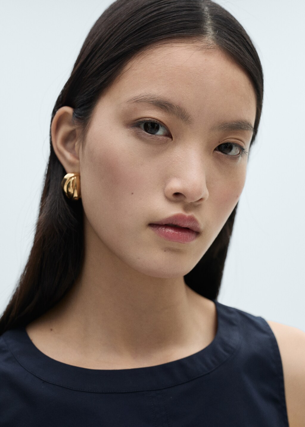 Cotton crop top - Mustard