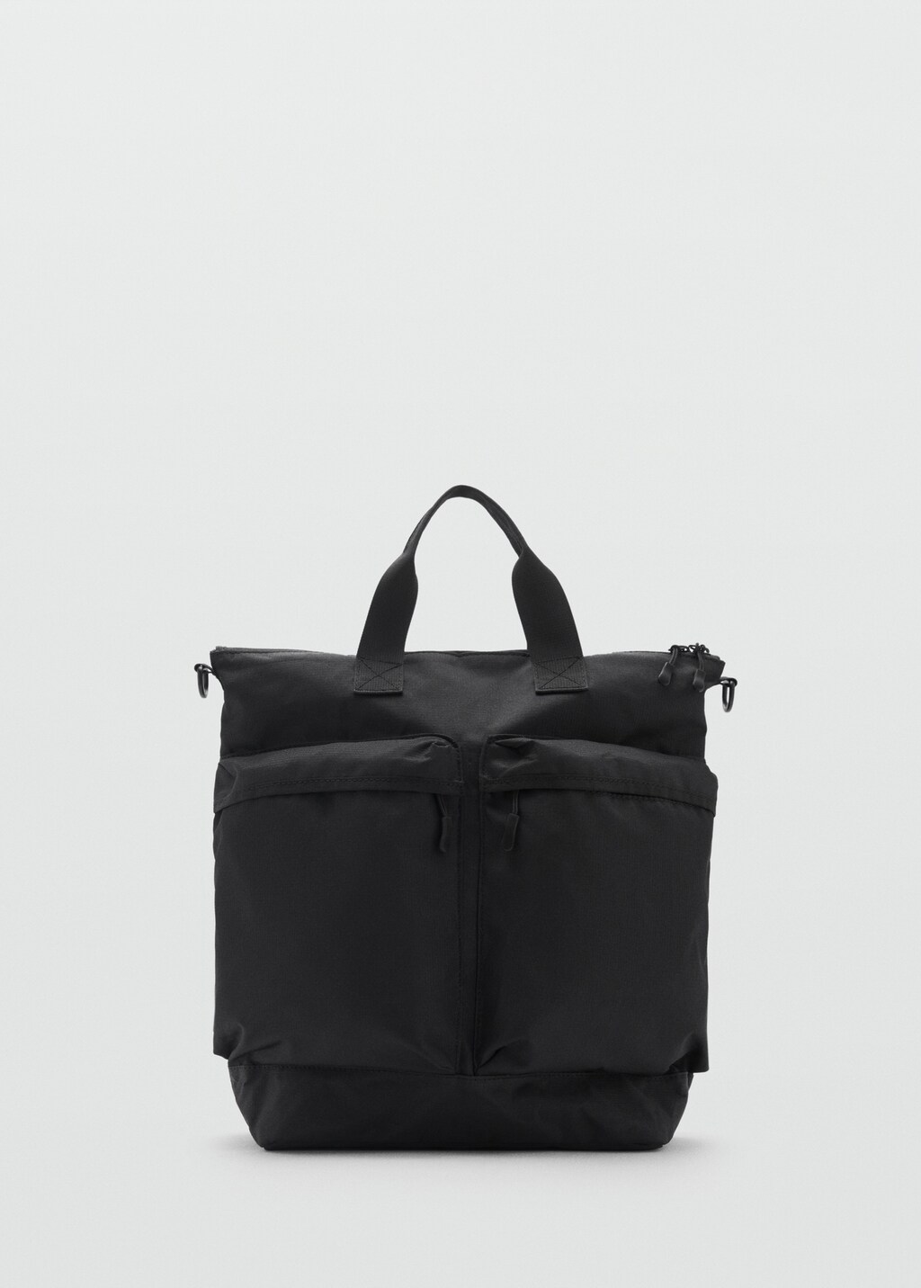 Multi-functional backpack with pockets - Black