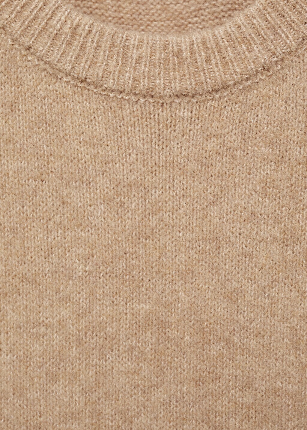 Knitted dress with ribbed finishes - Medium Green