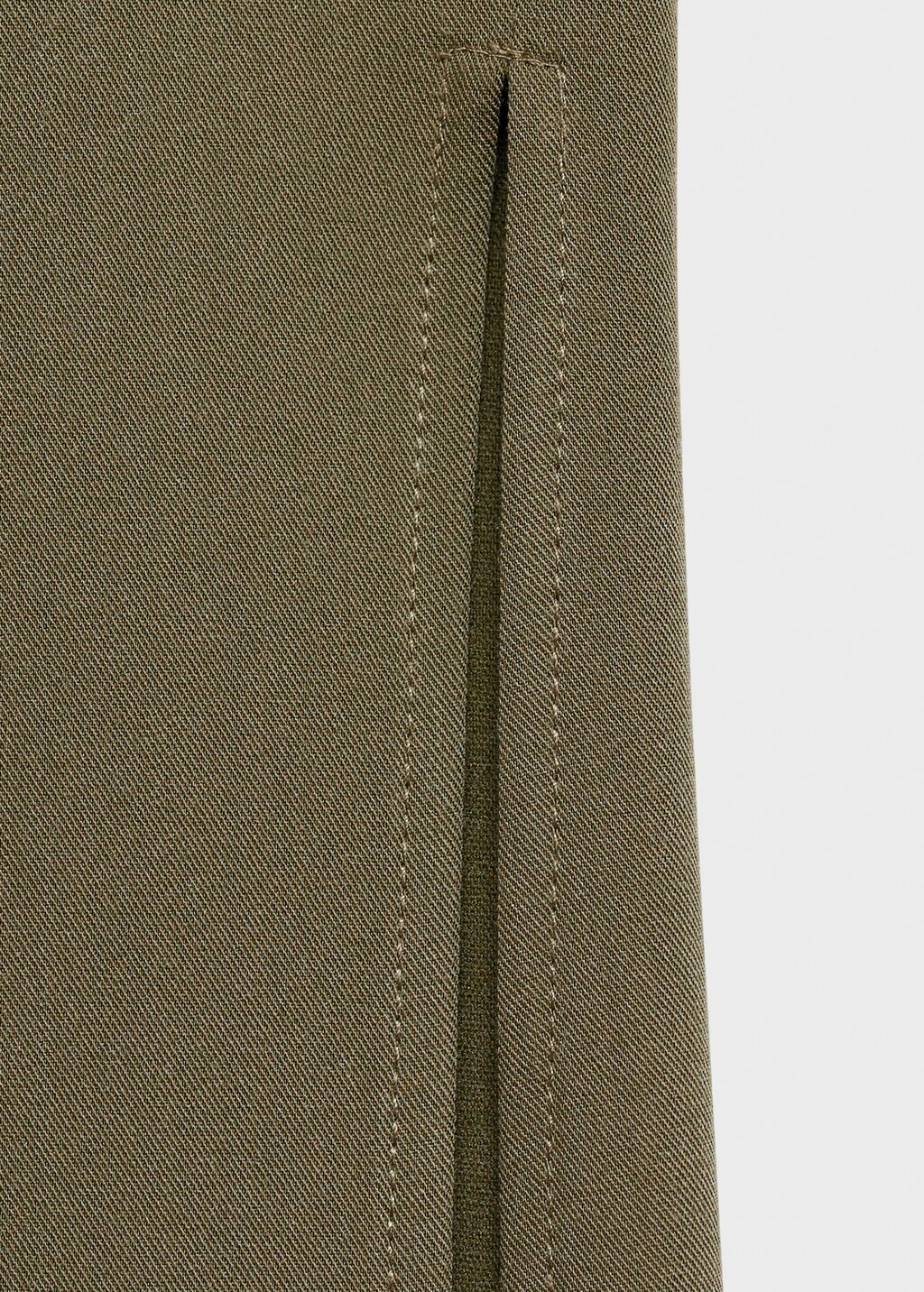 Fitted off-the-shoulder top - Khaki