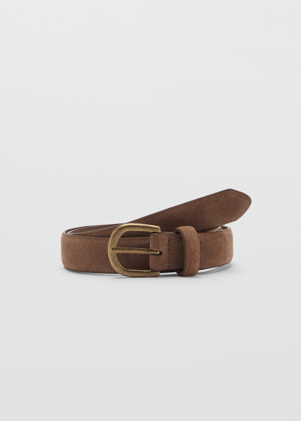 Leather belt - Brown