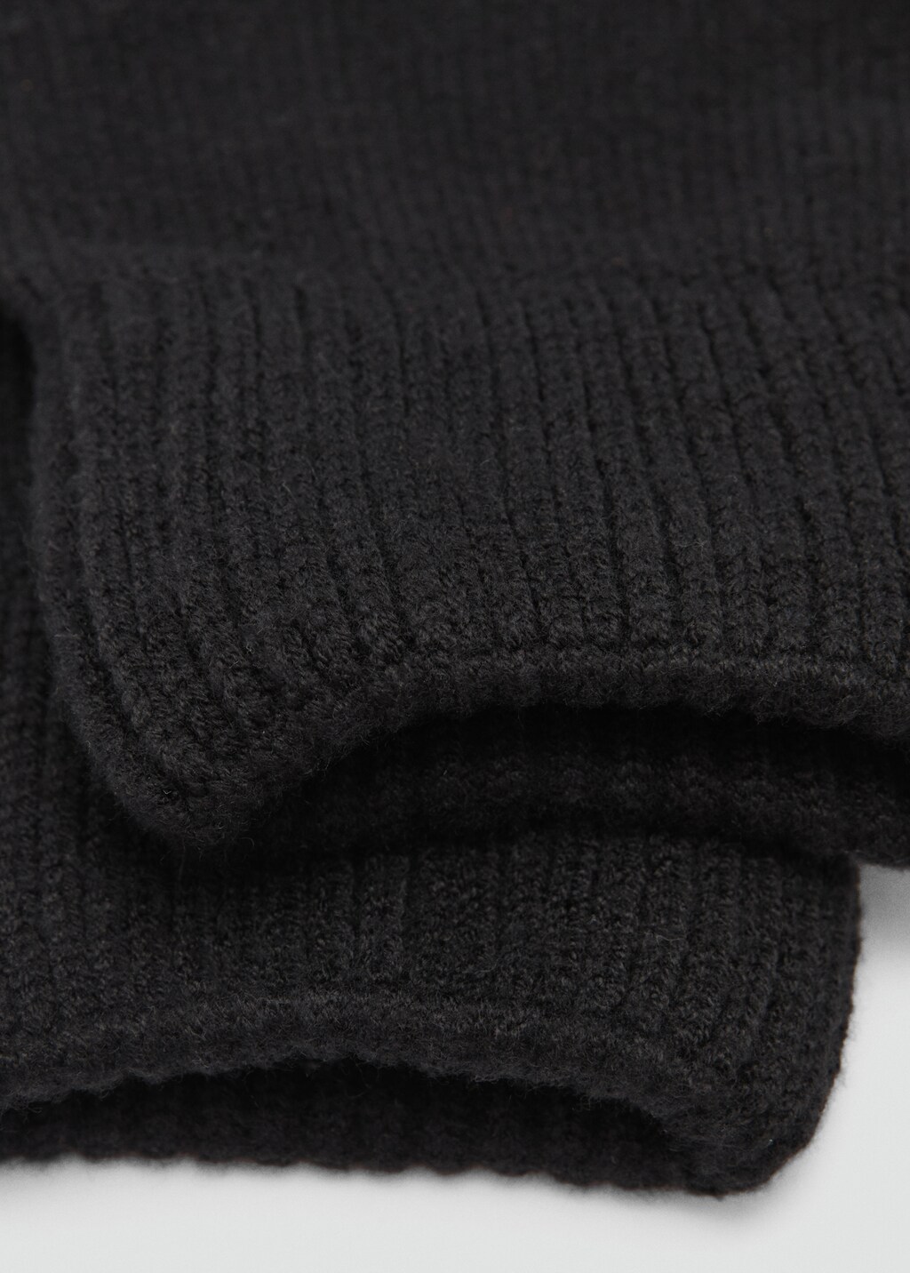 Knitted gloves - Black