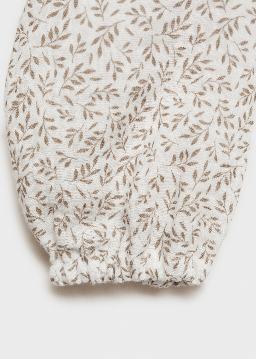 Printed cotton blouse - Off White