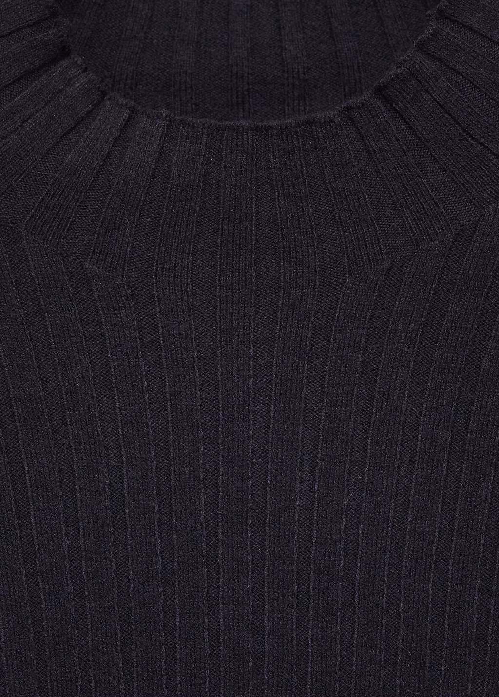 Flared knit dress with perkins collar - Medium Heather Grey