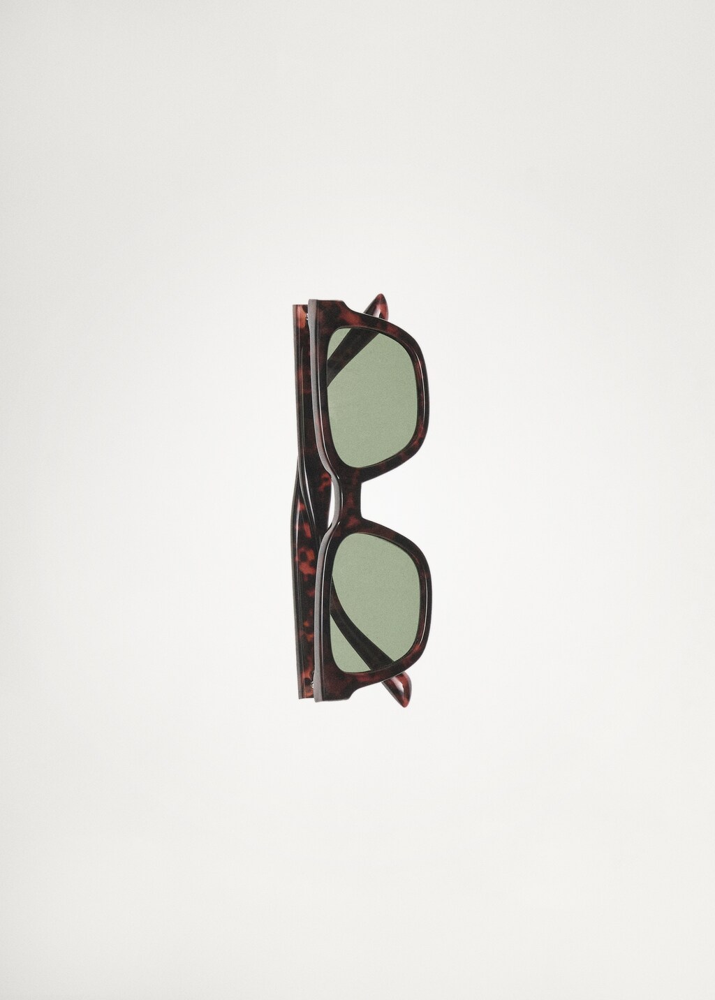 Rectangular polarised sunglasses - Black