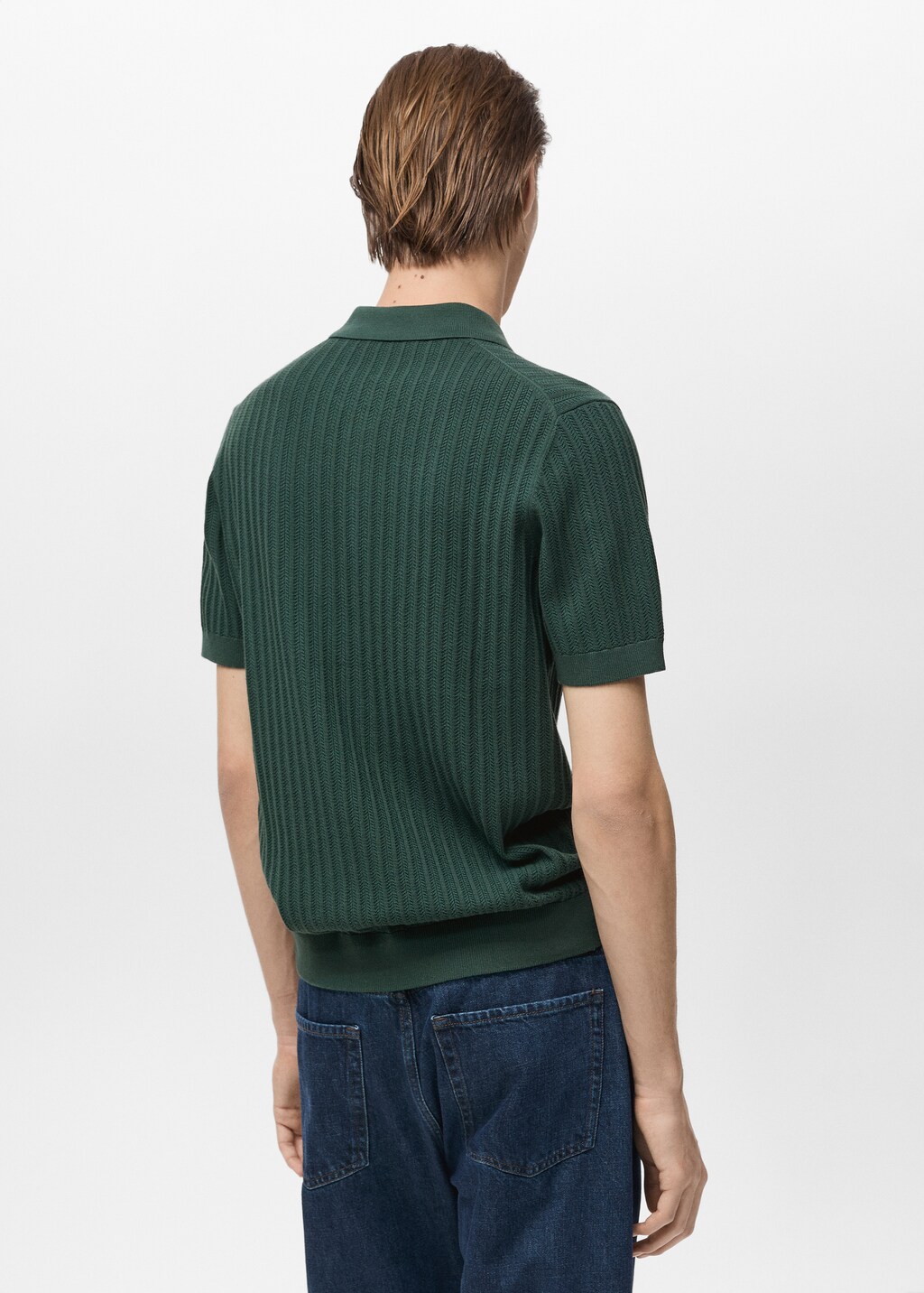 Studded leather handbag - Dark Green