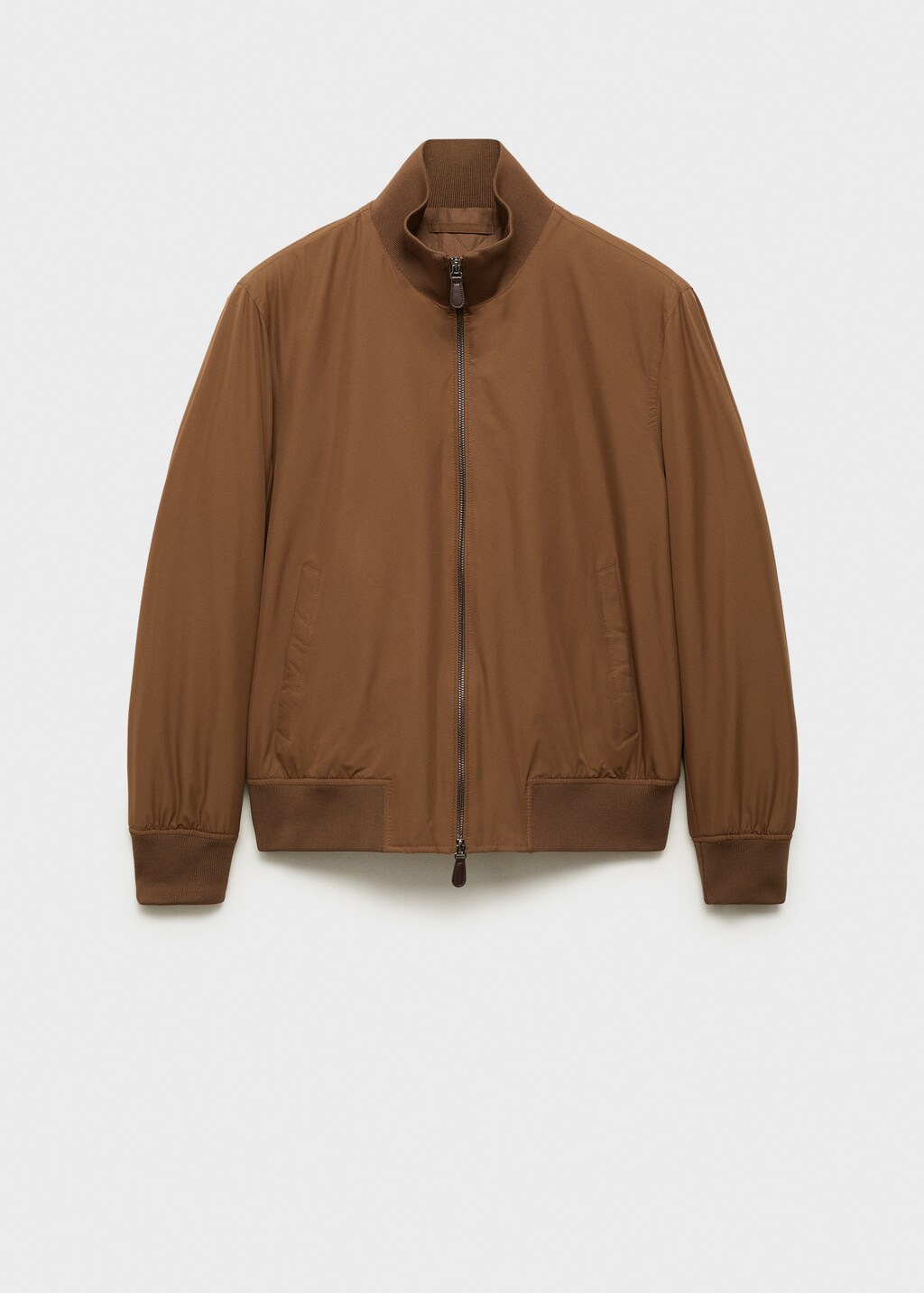 Water-repellent quilted bomber jacket - Dark Navy