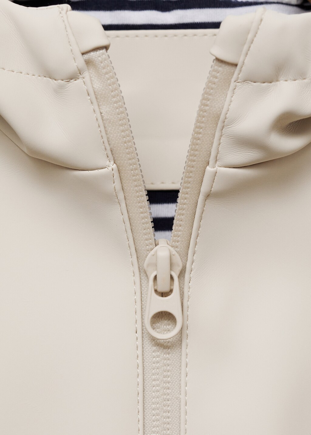 Water-repellent quilted jacket - Ice Grey