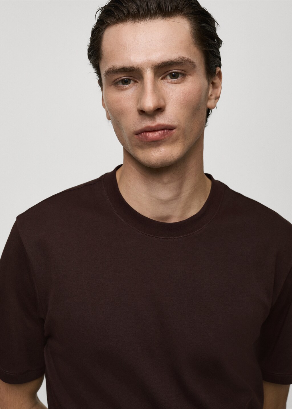 Medium weight regular fit T-shirt - Black