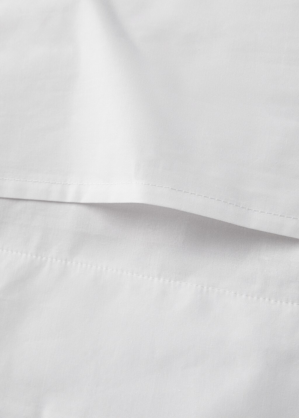 Lace-detail pillowcase 60x60 cm - White