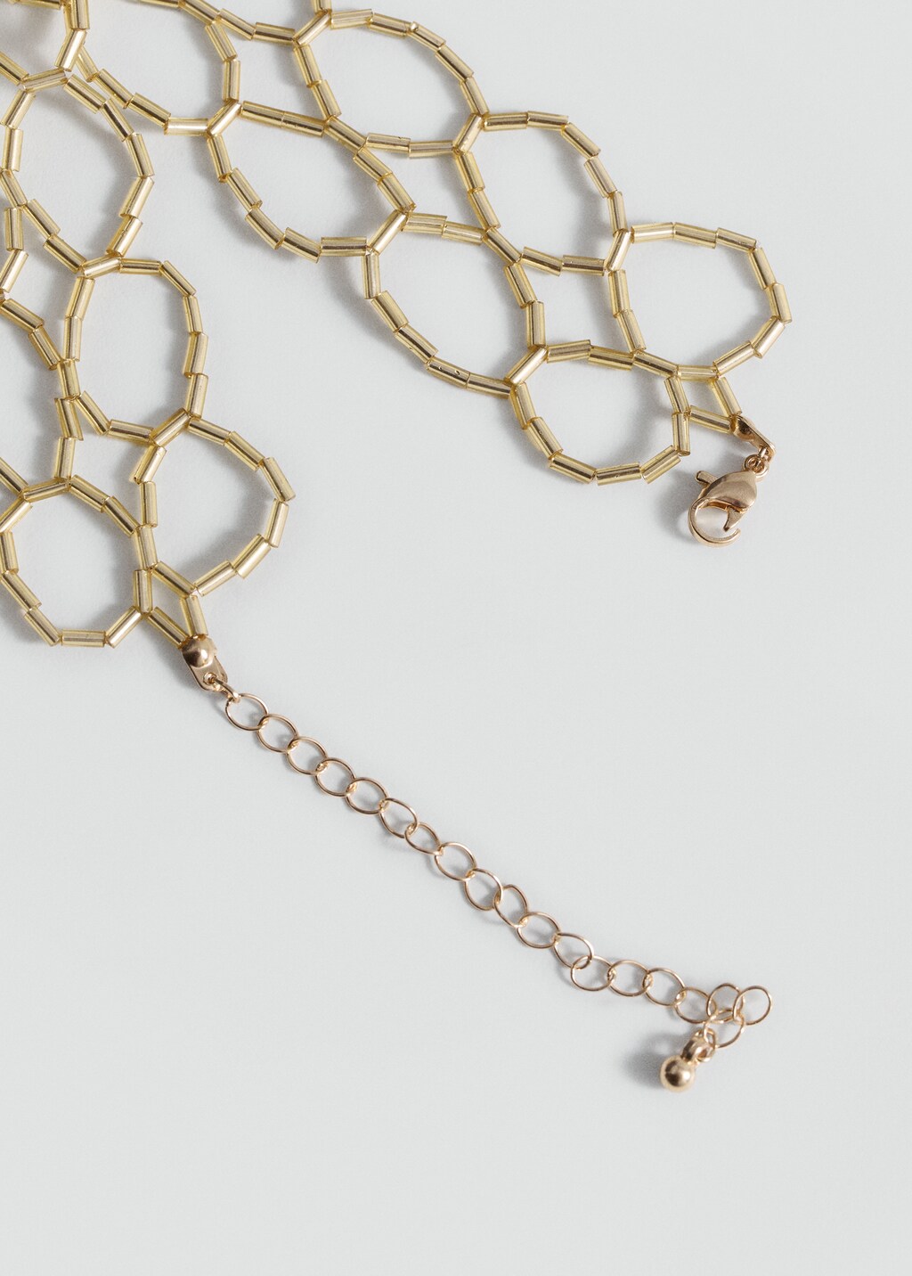 Crystal choker necklace - Gold