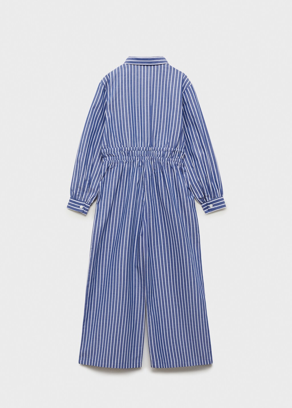 Striped long jumpsuit - Dark Navy