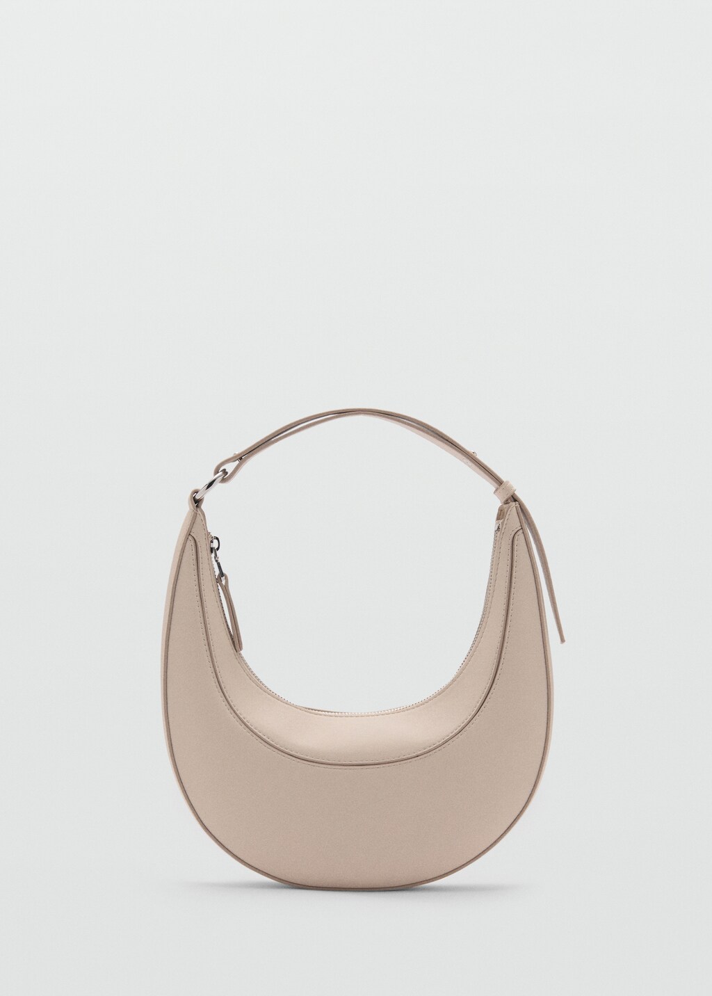 Oval shoulder bag - Medium Brown