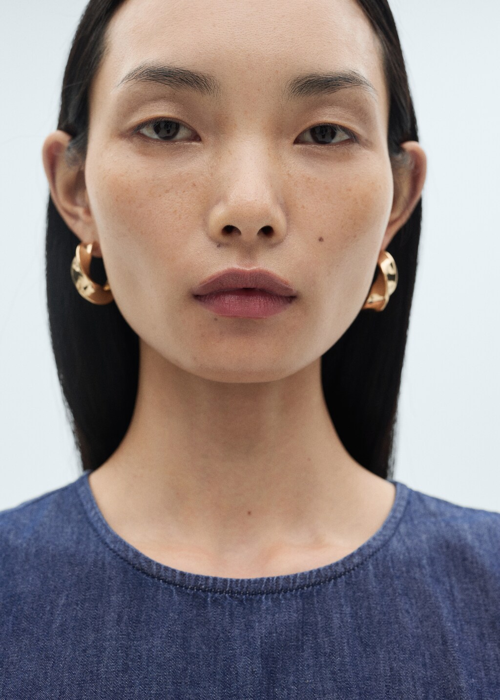 Denim wrap dress - Dark Blue