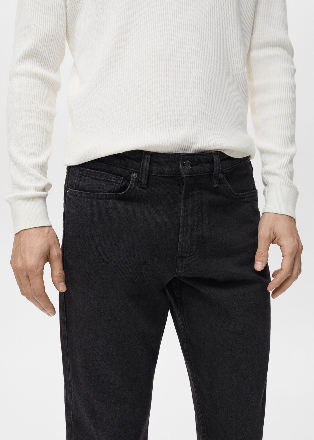 Jeans Ben tapered fit - Black denim